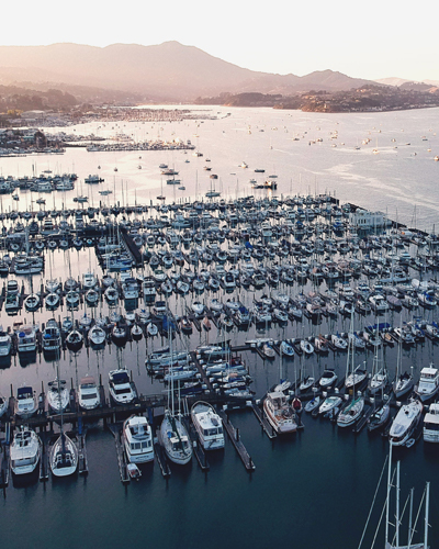 Marina full of boats